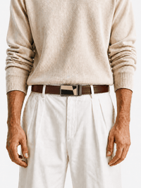 L’art de la Ceinture Arthur – Ceinture Automatique Marron