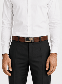 L’art de la Ceinture Arthur – Ceinture Automatique Marron