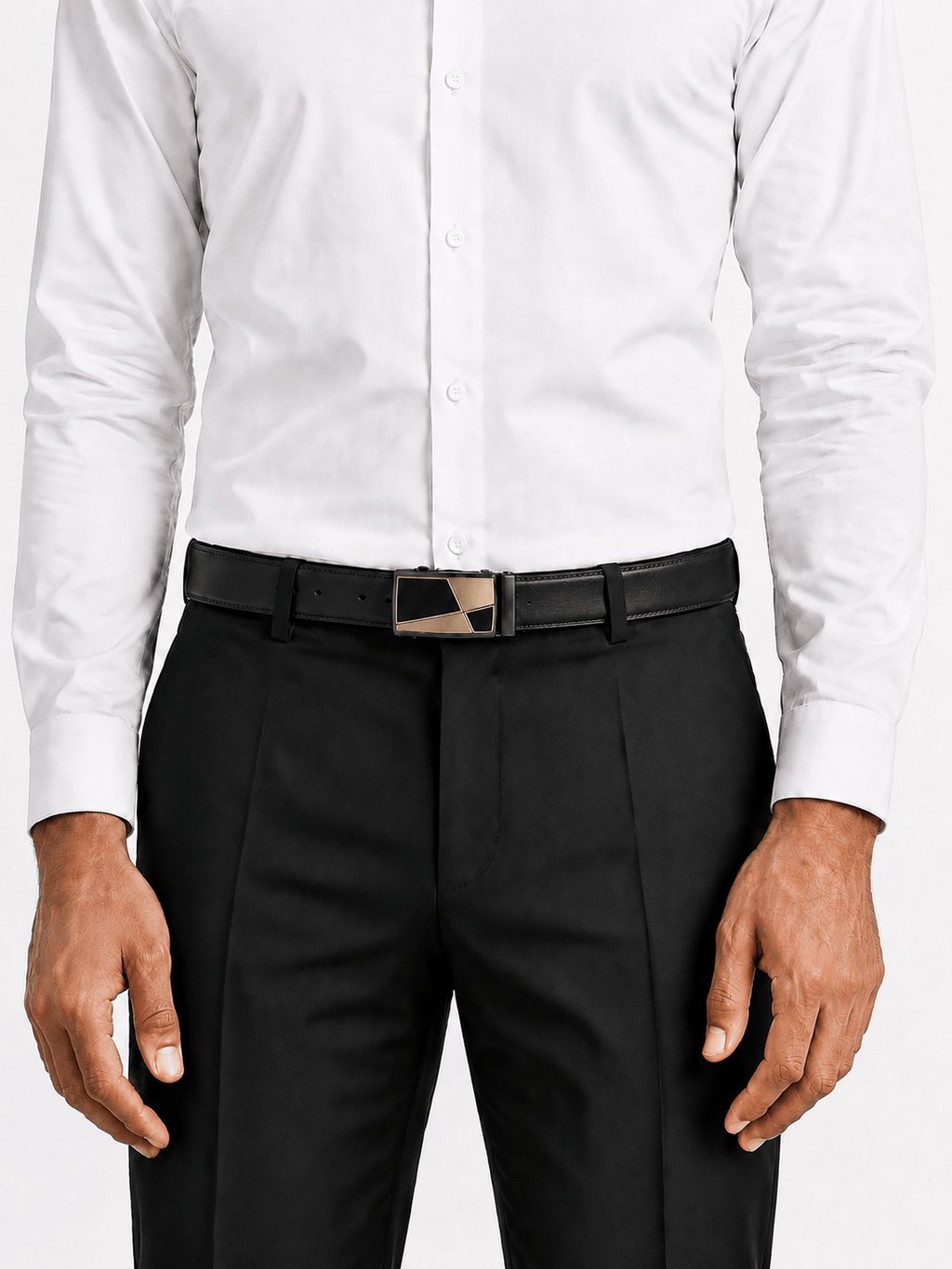L’art de la Ceinture Arthur – Ceinture Automatique Noir