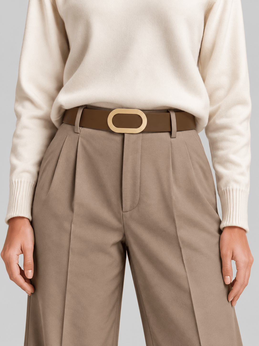 L’art de la Ceinture Charlotte – Ceinture Ardillon Marron