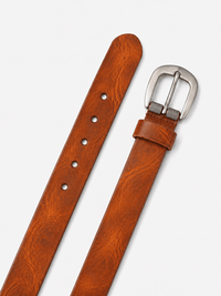 L’art de la Ceinture Edward – Ceinture Cuir Naturel Marron