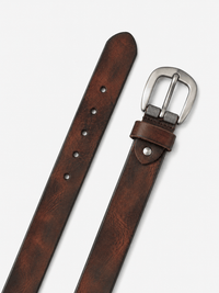 L’art de la Ceinture Edward – Ceinture Cuir Naturel Marron