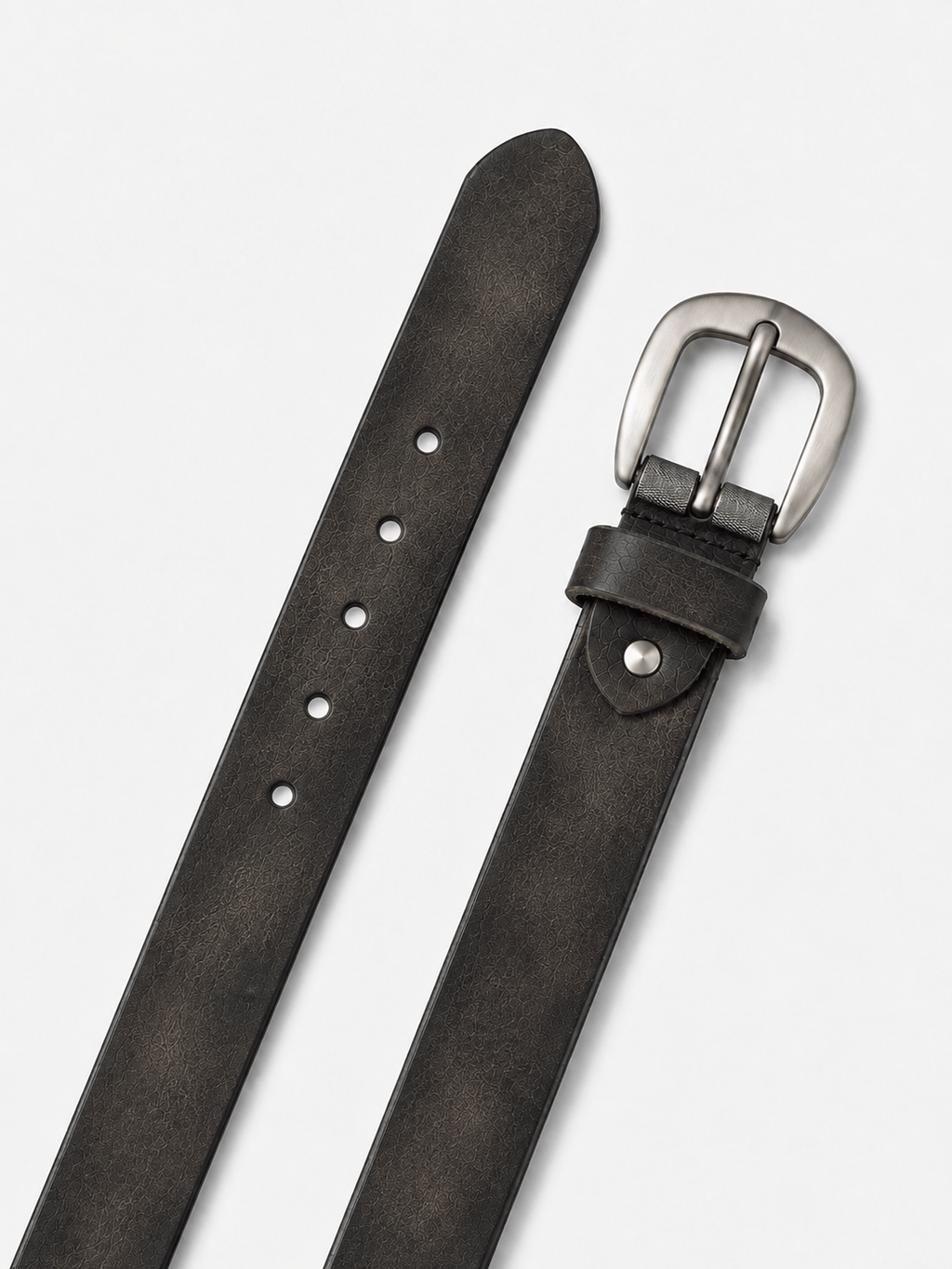 L’art de la Ceinture Edward – Ceinture Cuir Naturel Noir