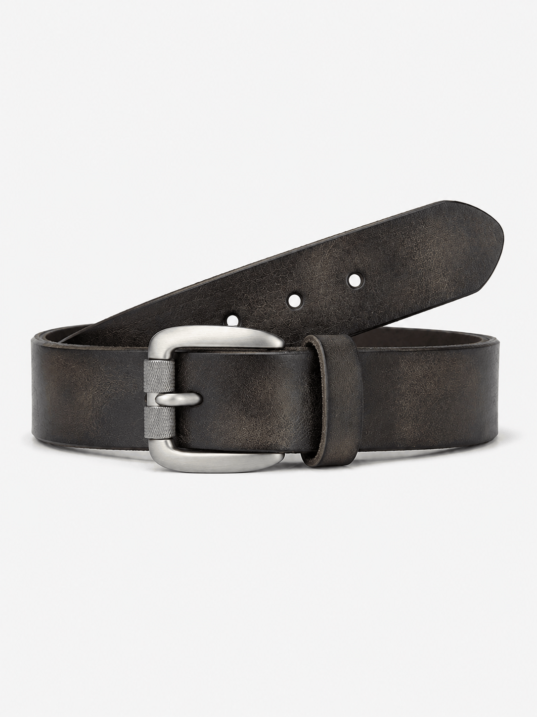 L’art de la Ceinture Edward – Ceinture Cuir Naturel Noir