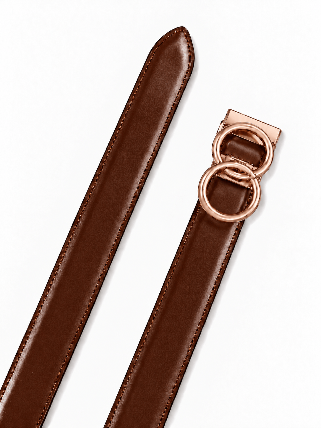 L’art de la Ceinture Eleanor – Ceinture Réversible Beige/Marron