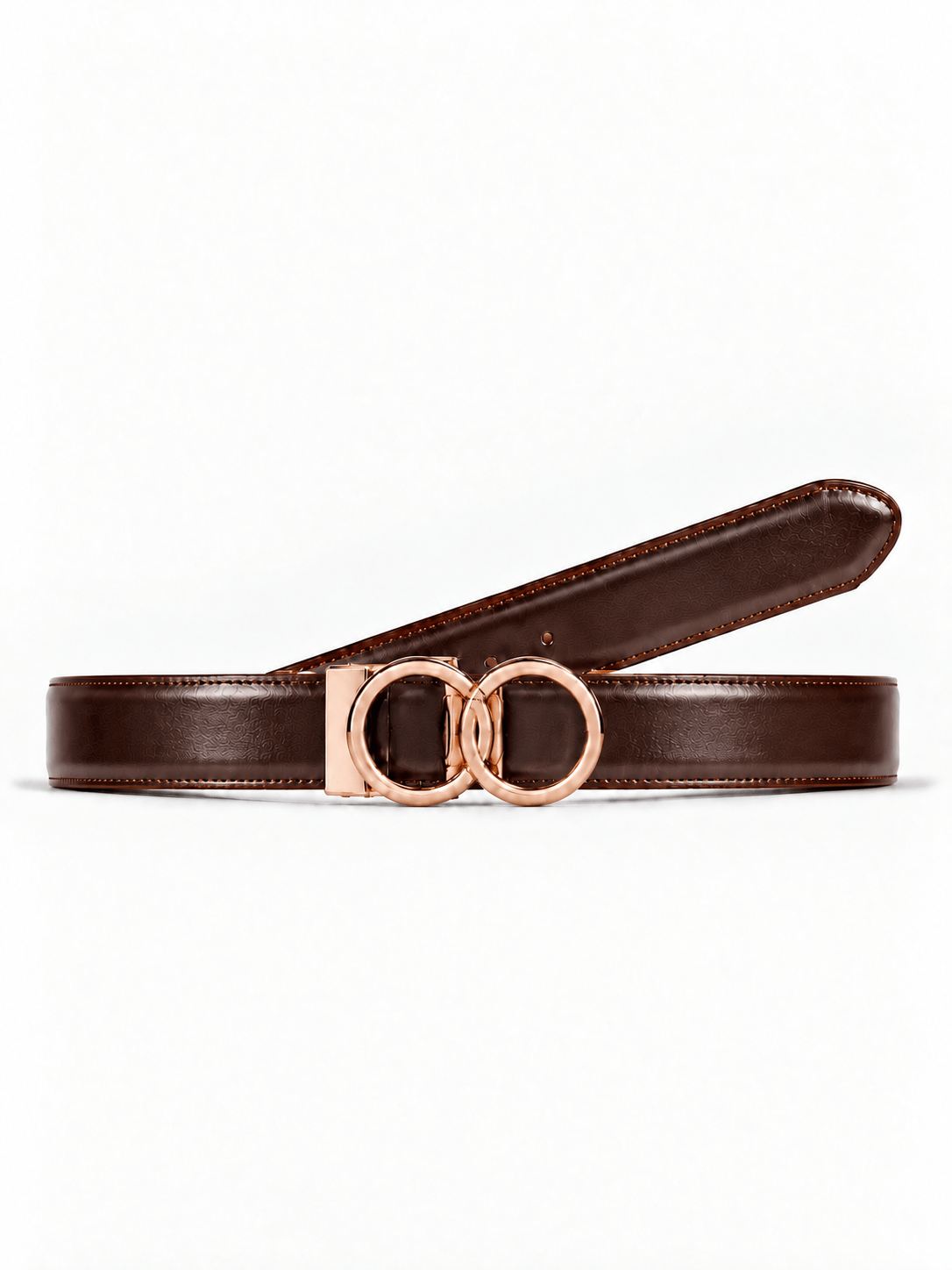 L’art de la Ceinture Eleanor – Ceinture Réversible Marron/Marron Foncé