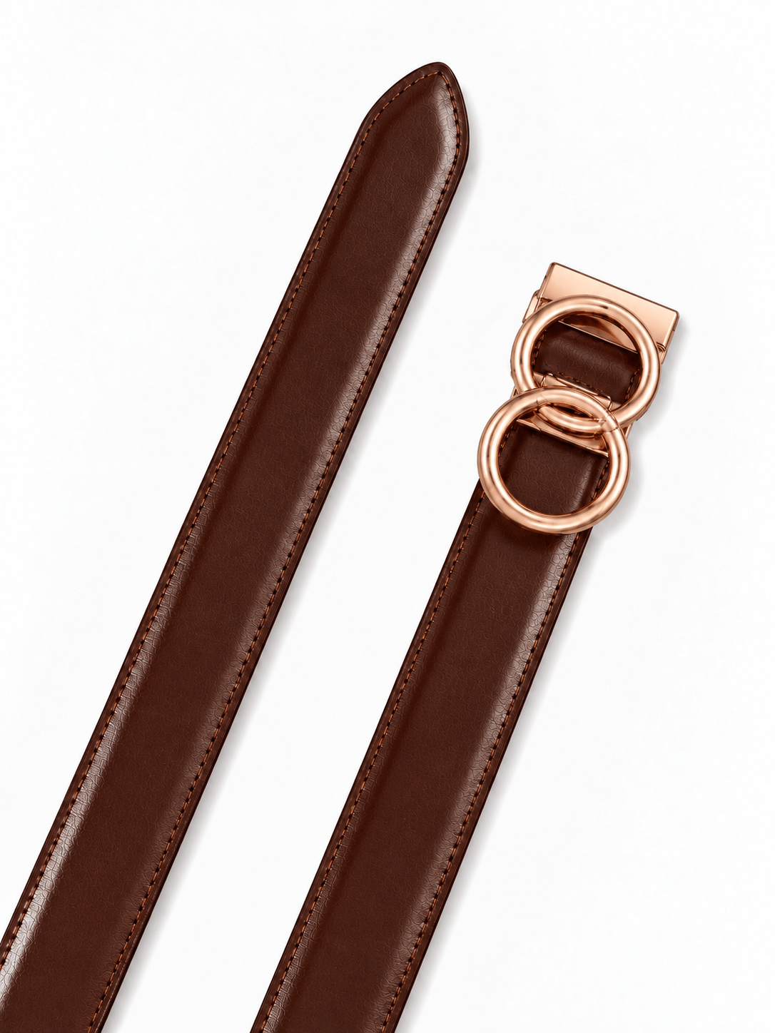 L’art de la Ceinture Eleanor – Ceinture Réversible Noir/Marron