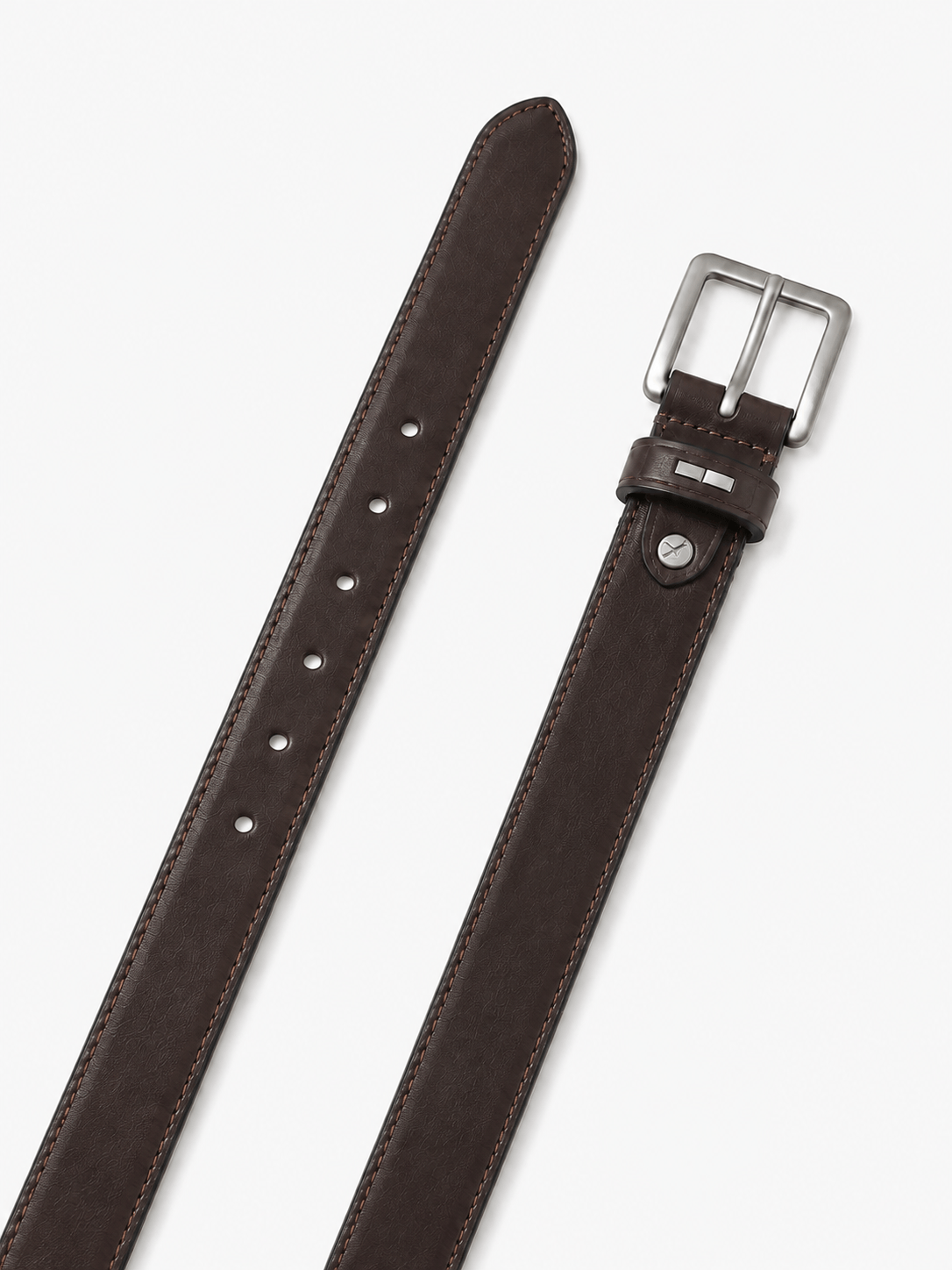 L’art de la Ceinture Enzo – Ceinture Cuir Grande Taille Marron Foncé