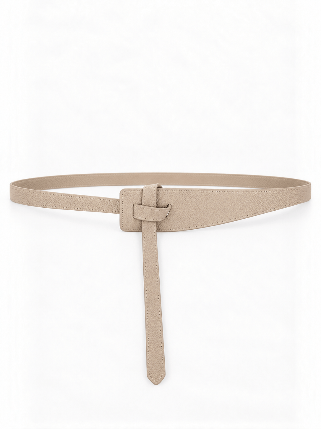 L’art de la Ceinture Genevieve – Ceinture Simili Cuir Beige