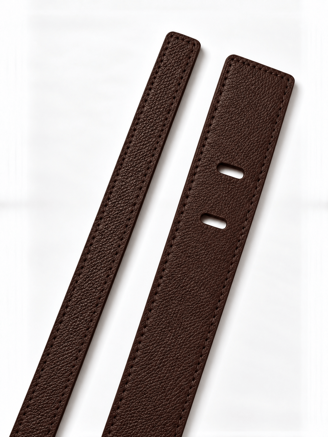 L’art de la Ceinture Genevieve – Ceinture Simili Cuir Marron