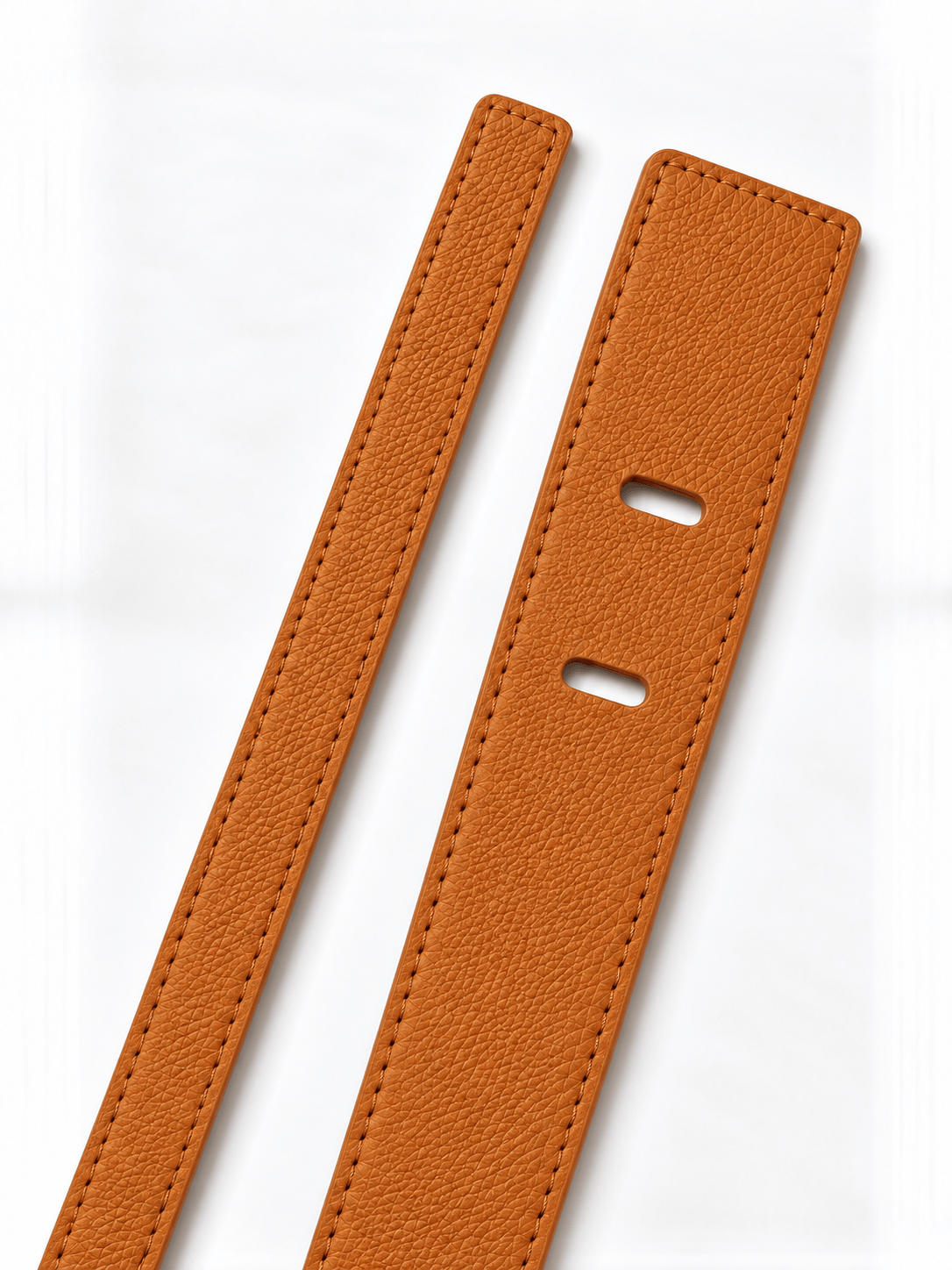 L’art de la Ceinture Genevieve – Ceinture Simili Cuir Marron