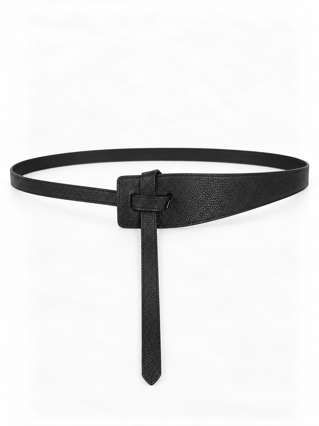L’art de la Ceinture Genevieve – Ceinture Simili Cuir Noir
