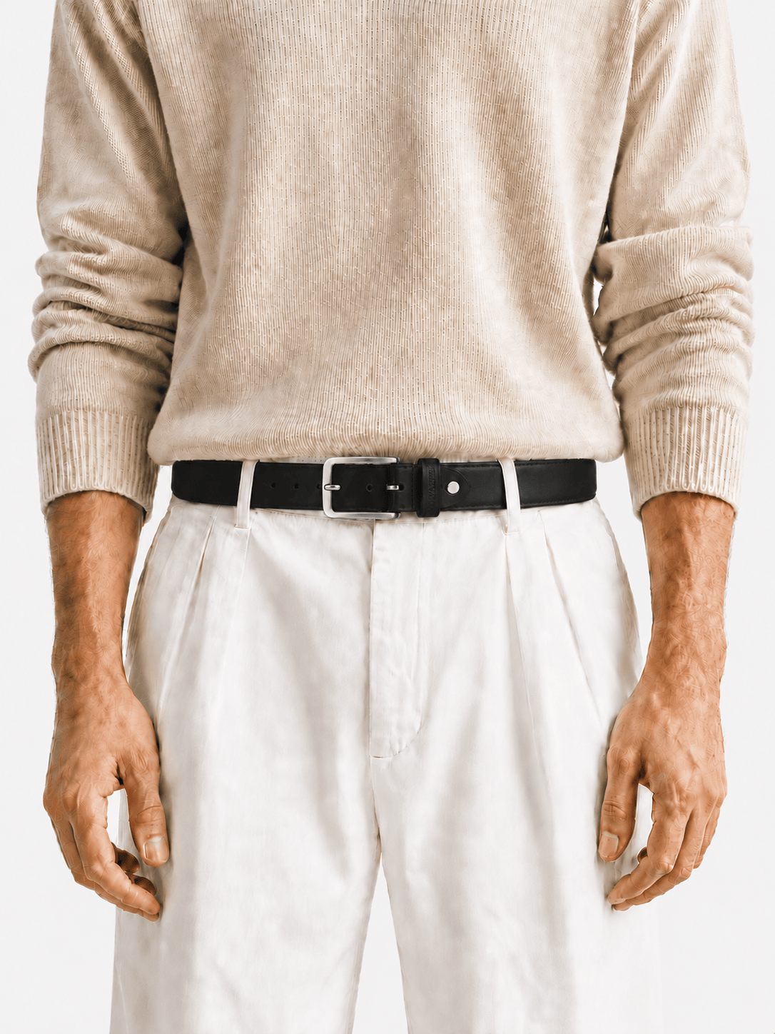 L’art de la Ceinture Luca – Ceinture Cuir Vintage Noir