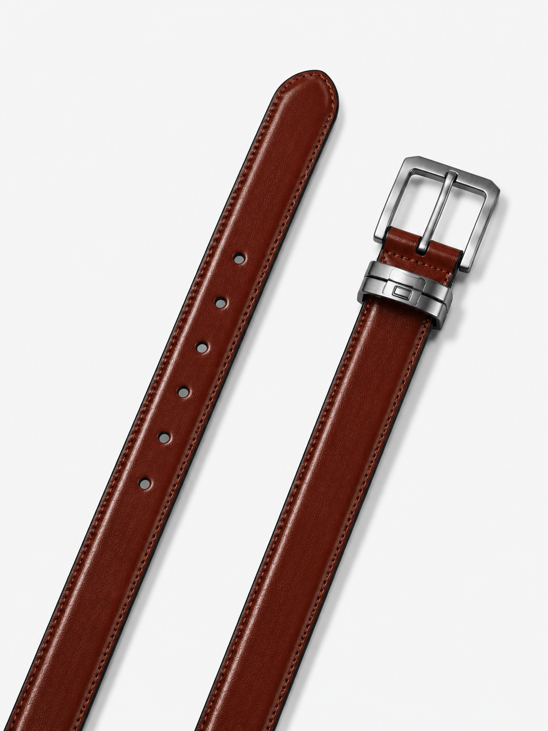 L’art de la Ceinture Marco – Ceinture Réversible Marron/Noir