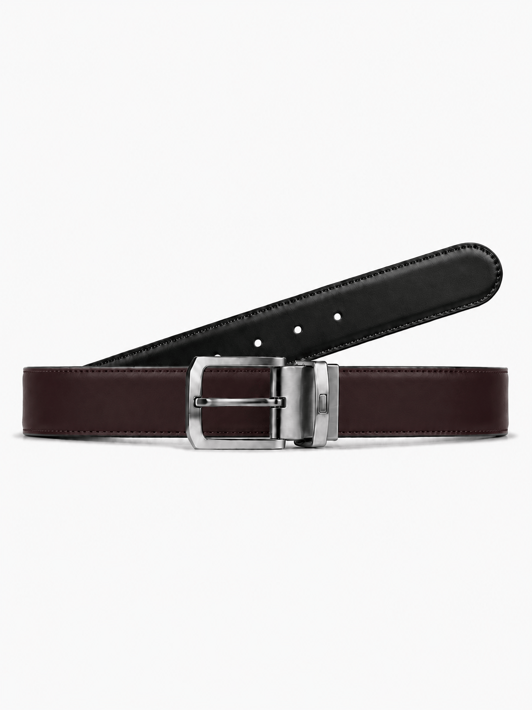 L’art de la Ceinture Marco – Ceinture Réversible Noir/Marron