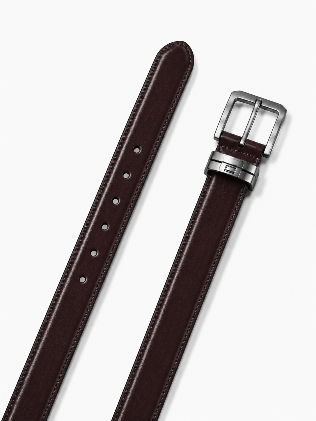 L’art de la Ceinture Marco – Ceinture Réversible Noir/Marron