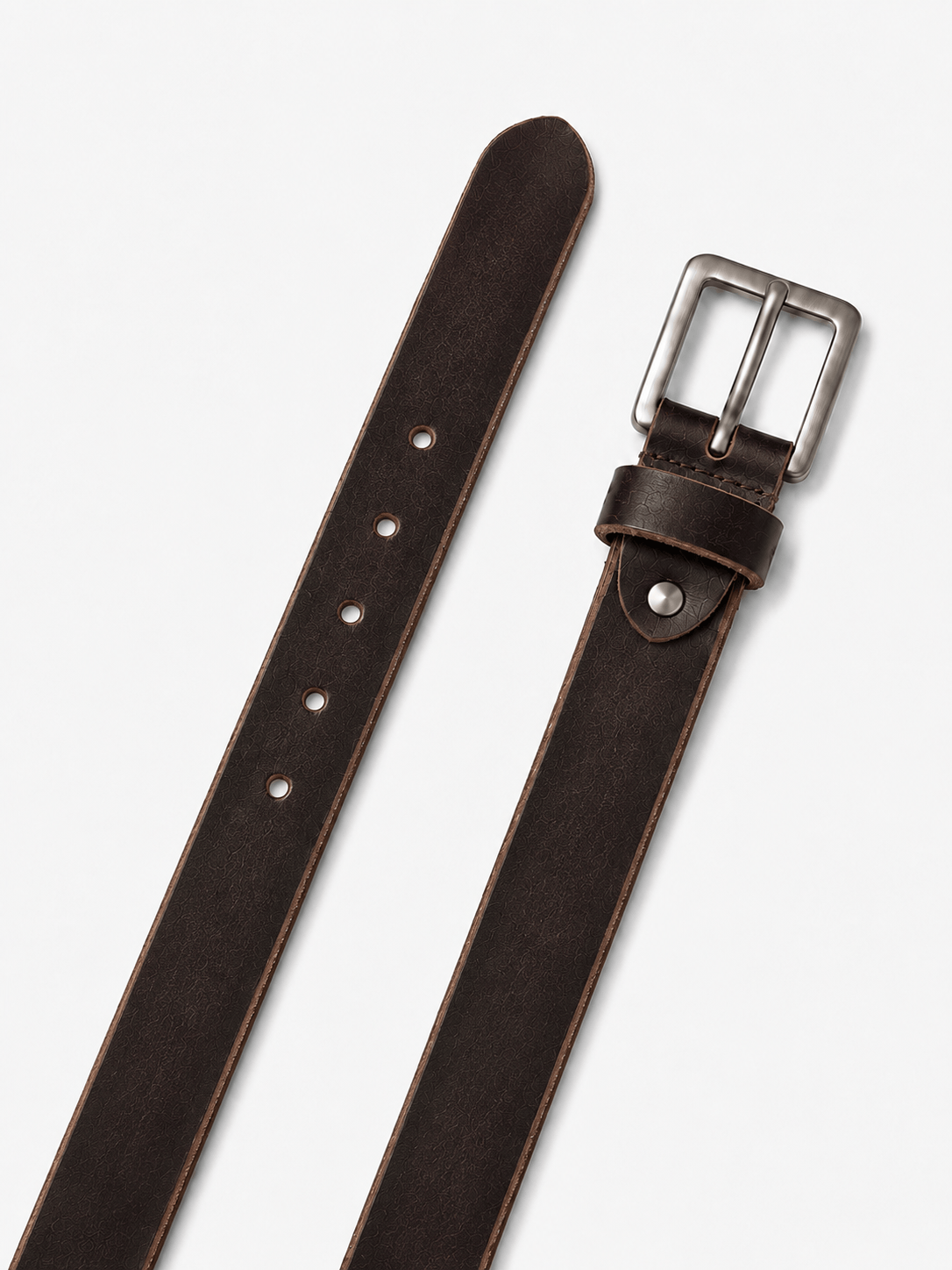 L’art de la Ceinture Oscar – Ceinture Cuir Casual Marron