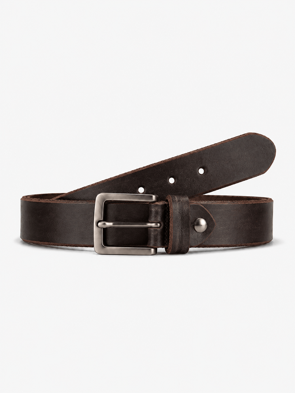 L’art de la Ceinture Oscar – Ceinture Cuir Casual Marron