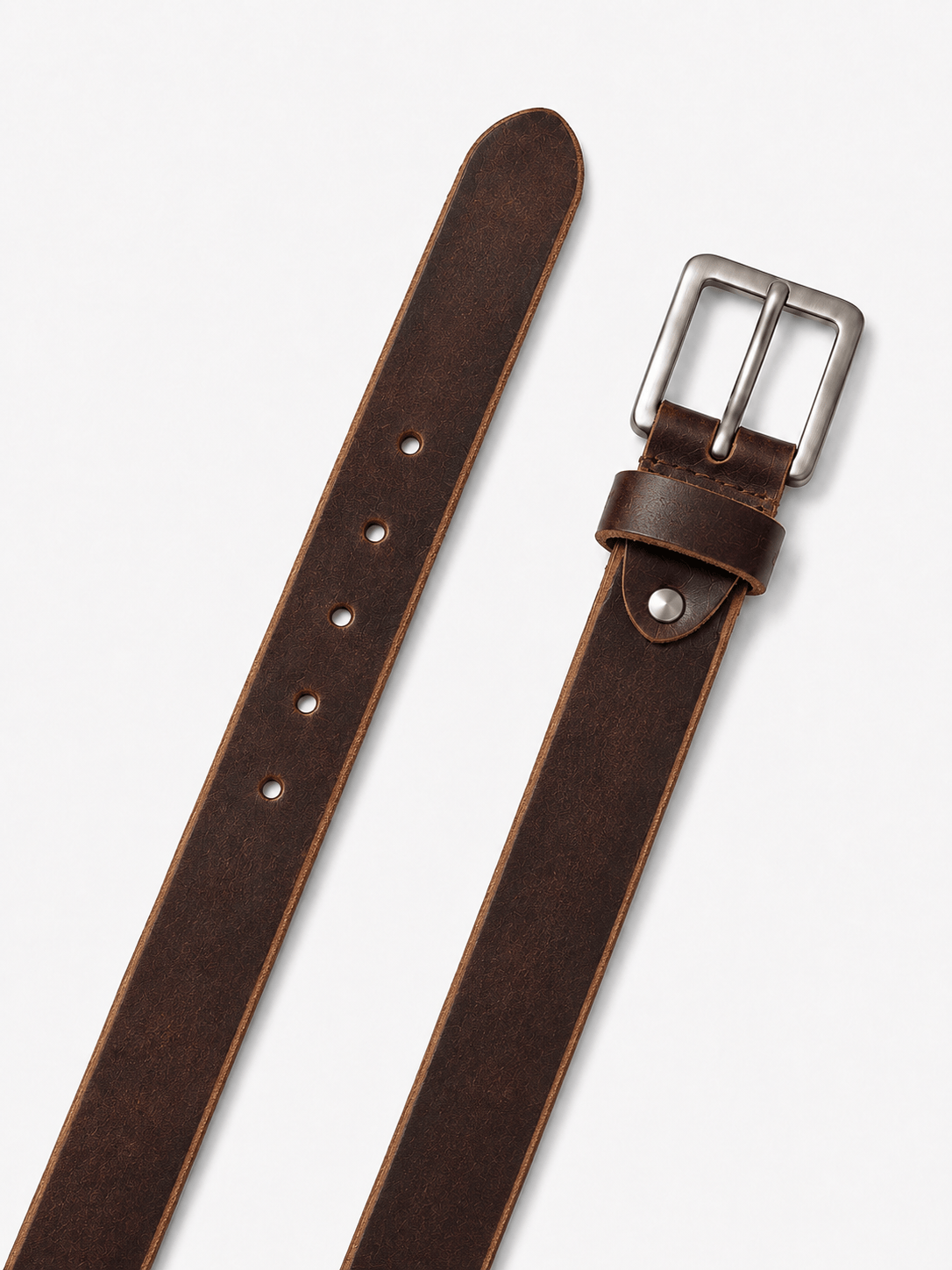 L’art de la Ceinture Oscar – Ceinture Cuir Casual Marron